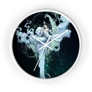 Wall clock-moon godess