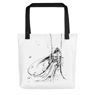 Tote bag-beauty on the swing