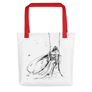 Tote bag-beauty on the swing