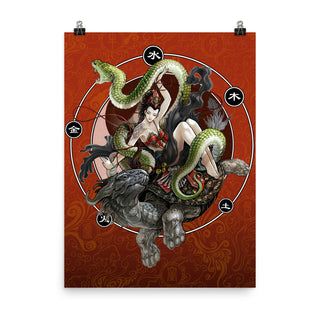 Poster-Black Tortoise of North